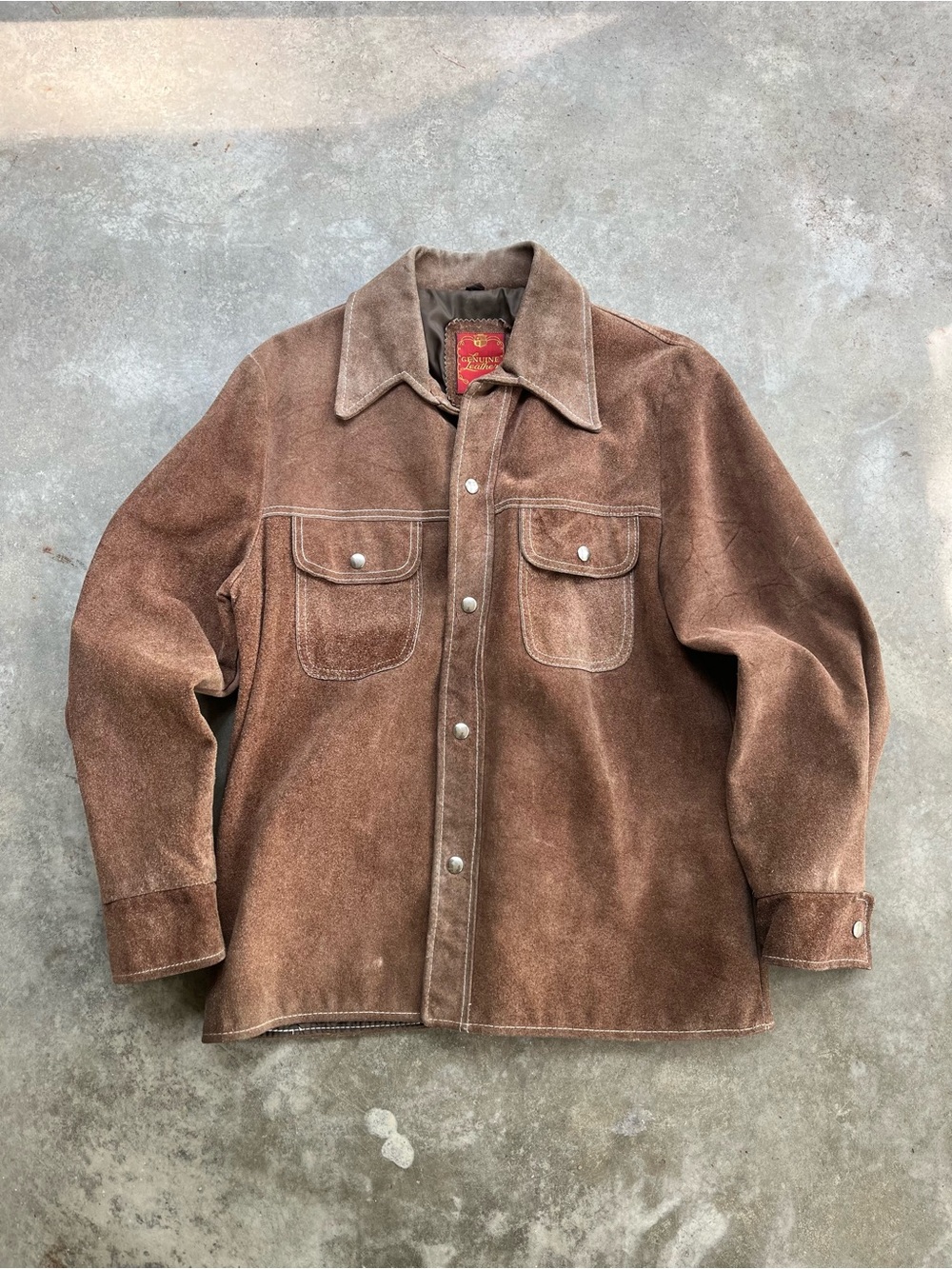 70s Western Suede Leather Jacket